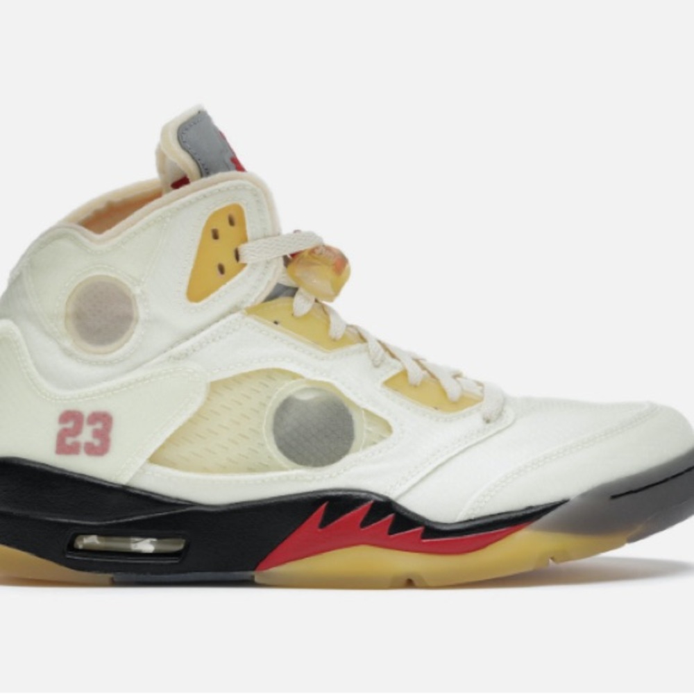 Off-White x Air Jordan 5 “Sail”